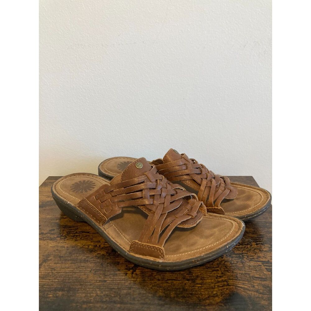 UGG Australia 90's Y2K Chunky Leather Sandal Kaela Size 10